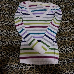 Y2k 2010’s bella swan fairy core v neck striped aeropostale long sleeved top!